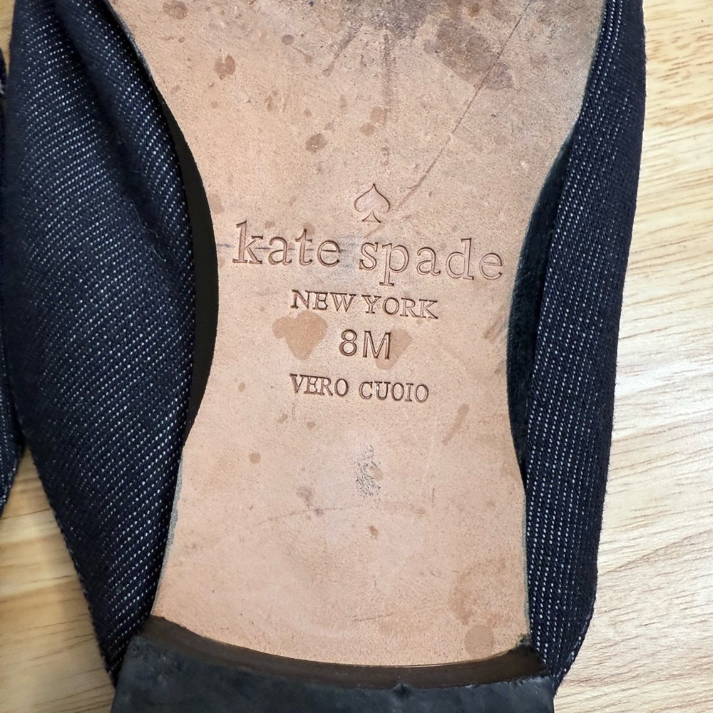 Kate Spade women’s  Canyon denim shoes - Picture 12 of 12
